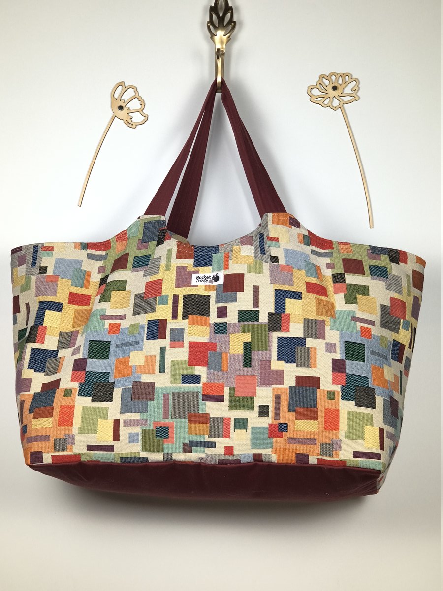 Shopper, L, curved, outside