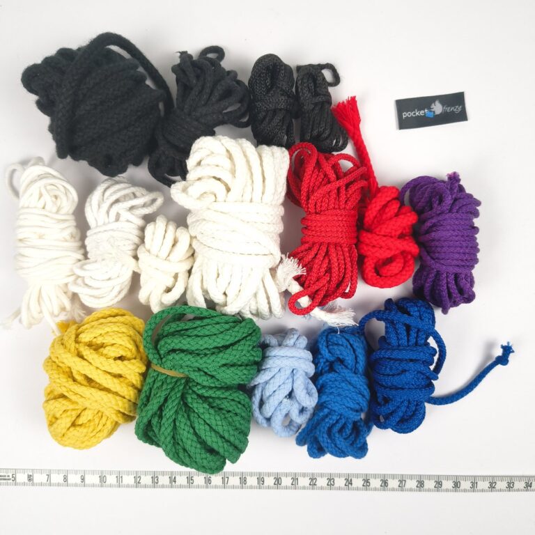 Extra colors of drawstring cords